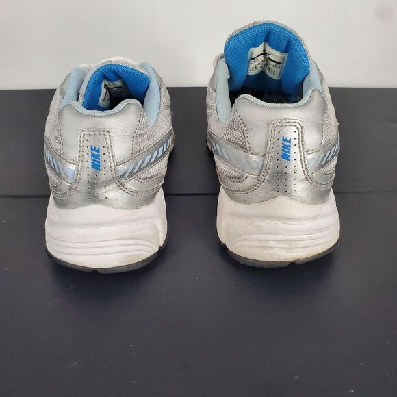 Nike Initiator Shoes Womens Size 8.5 Silver Blue Running Athletic 394053-014 - Picture 5 of 11